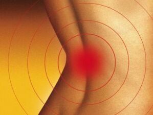 Nyeri di punggung bawah dengan osteochondrosis